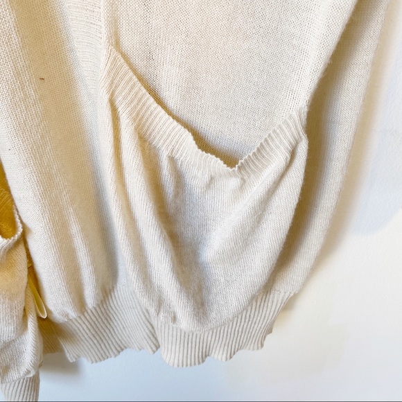 Society for Rational Dress Beige Alpaca Cardigan M - Picture 8 of 8